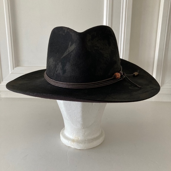 NWOT Free People x Ruediger Outback Charm Felt 100% Wool Brown Hat Sz M - Picture 2 of 9